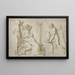 The King Priam Supplicating Achilles for Hector's Body - Nicolai Abildgaard — framed artwork on a wall