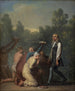 Niels Klim receives homage from the Quamites - Nicolai Abildgaard — artwork view