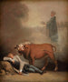 Niels Klim croit entendre le diacre lorsqu'il est réveillé par un taureau - Nicolai Abildgaard — artwork view