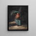Ossian singing his swan song - Nicolai Abildgaard — framed artwork on a wall