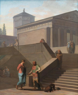 Nicolai Abildgaard - Pamphilius and his sevant Davus From Terences Andria.webp