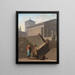 Pamphile et son serviteur Davus de Terences Andria - Nicolai Abildgaard — framed artwork on a wall
