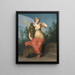 Philosophy Allegorical figure - Nicolai Abildgaard — framed artwork on a wall