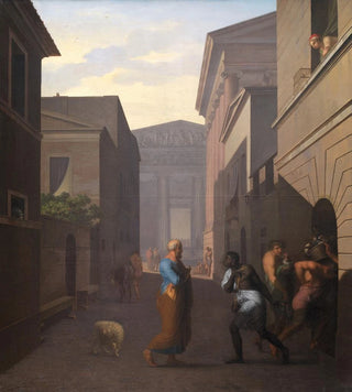 Nicolai Abildgaard - Simo and his former slave Sosia From Terences Andria.webp