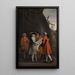 The Construction of the Copenhagen Dock under the Reign of Christian VI - Nicolai Abildgaard — framed artwork on a wall