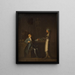 La femme du médecin révèle l'intention de son mari d'anatomiser Niels Klim - Nicolai Abildgaard — framed artwork on a wall