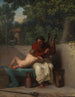 The Greek poet Anacreon and Bathyll - Nicolai Abildgaard — artwork view
