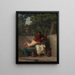 The Greek poet Anacreon and Bathyll - Nicolai Abildgaard — framed artwork on a wall
