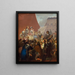 Le serment de fidélité en 1660 - Nicolai Abildgaard — framed artwork on a wall