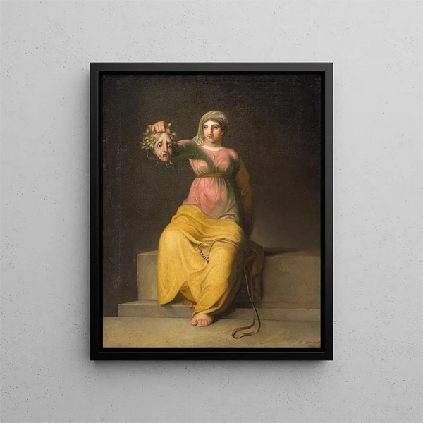 Theological Allegorical Figure - Nicolai Abildgaard — framed artwork on a wall