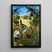 Wall study of apple pickers - Nicolai Cikovsky — framed artwork on a wall