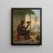 the Brazilian Slave Painting - Nicolas-Antoine Taunay — framed artwork on a wall