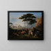 Village Dances - Nicolas-Antoine Taunay — framed artwork on a wall