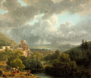 Landscape with an Aqueduct - Nicolas-Antoine Taunay — artwork view