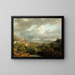 Landscape with an Aqueduct - Nicolas-Antoine Taunay — framed artwork on a wall