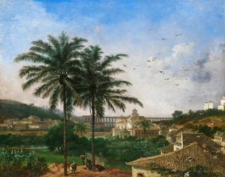 L'aqueduc de Rio de Janeiro - Nicolas-Antoine Taunay — artwork view