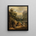 L'Ourse A frightened young woman - Nicolas-Antoine Taunay — framed artwork on a wall