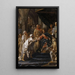 Saint Louis receiving the messengers of the Old Man of the Mountain - Nicolas-Guy Brenet — framed artwork on a wall