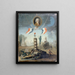 Revolutionary Allegory Painting - Nicolas-Henri Jeaurat de Bertry — framed artwork on a wall