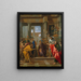 Saint Paul blinds the false prophet Barjésu - Nicolas-Pierre Loir — framed artwork on a wall