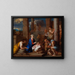 L'Adoration des bergers - Nicolas-Pierre Loir — framed artwork on a wall