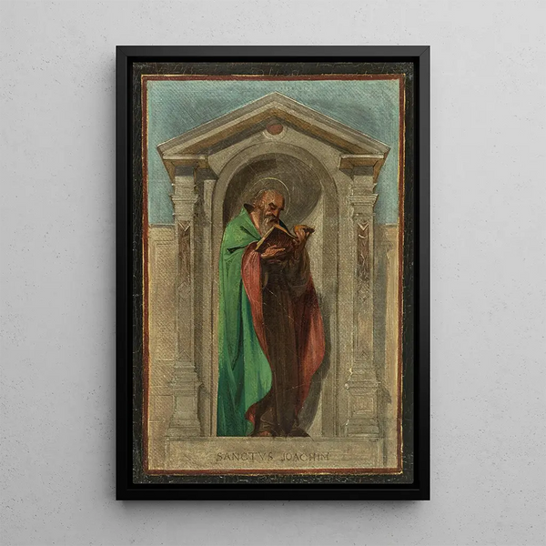 Saint Joachim - Nicolas Auguste Hesse — framed artwork on a wall
