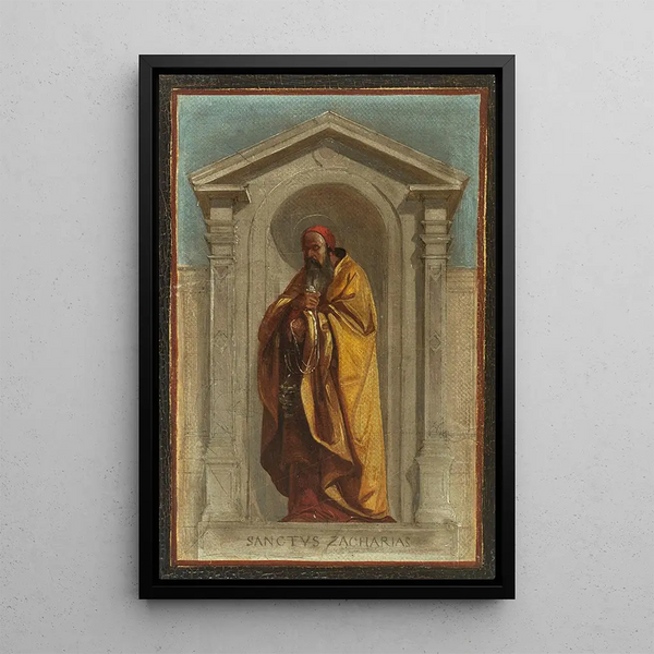 Saint Zacharie - Nicolas Auguste Hesse — framed artwork on a wall