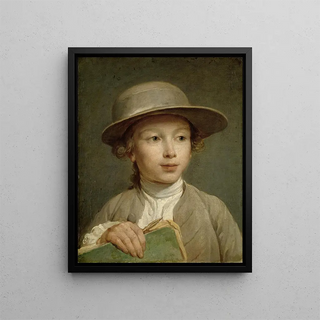 Nicolas Bernard Lpici - Boy with a Drawing Book.webp