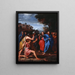 The Christ Heals the Blind - Nicolas Colombel — framed artwork on a wall