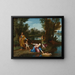 Moses Cast into the Nile - Nicolas Colombel — framed artwork on a wall
