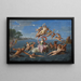 L'Enlèvement d'Europe - Nicolas Colombel — framed artwork on a wall
