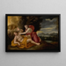 Venus and Adonis - Nicolas Colombel — framed artwork on a wall