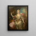 Portrait of Marie-Antoinette Hereford - Nicolas de Largillierre — framed artwork on a wall