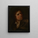 Self-portrait - Nicolas Guibal — framed artwork on a wall
