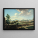 L'Enclos des Chartreux, rue d'Enfer - Nicolas Jean-Baptiste Raguenet — framed artwork on a wall