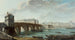 La Pompe de la Samaritaine, le Pont-Neuf et l'île de la Cité, le quai de Conti vus du quai du Louvre - Nicolas Jean-Baptiste Raguenet — artwork view