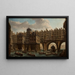 La joute des mariniers entre le pont Notre-Dame et le pont au Change - Nicolas Jean-Baptiste Raguenet — framed artwork on a wall
