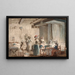 La Toilette des dames d'honneur - Nicolas Lafrensen — framed artwork on a wall