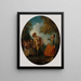 The Blind Man's Bluff - Nicolas Lancret — framed artwork on a wall