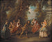Children Playing Outdoors - Nicolas Lancret — artwork view