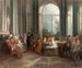 Concert in the oval salon of the Château de Pierre Crozat in Montmorency - Nicolas Lancret — artwork view