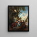 Love Declaration Painting - Nicolas Lancret — framed artwork on a wall