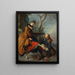 Fixation du patin - Nicolas Lancret — framed artwork on a wall