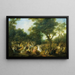 Celebration in a Wood - Nicolas Lancret — framed artwork on a wall