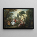 La Camargo dansant - Nicolas Lancret — framed artwork on a wall