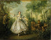 Mademoiselle de Camargo - Nicolas Lancret — artwork view