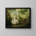 Mademoiselle de Camargo - Nicolas Lancret — framed artwork on a wall