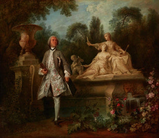 Portrait of Actor Grandval - Nicolas Lancret — artwork view