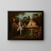 Portrait of Actor Grandval - Nicolas Lancret — framed artwork on a wall