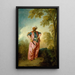 The Loving Turk - Nicolas Lancret — framed artwork on a wall